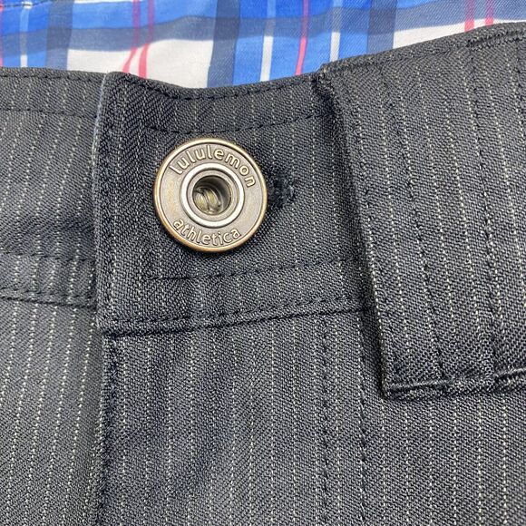 Lululemon Commuter Performance Stretch Golf Chino Shorts Mens 30 Black - Picture 4 of 15